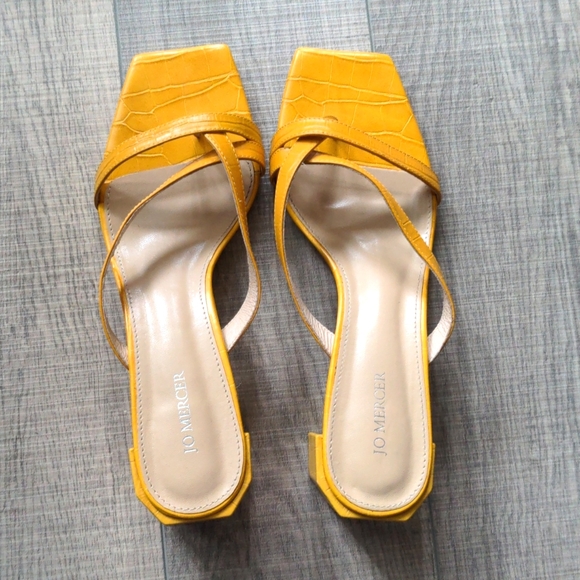 COPY - Jo Mercer block heel strappy leather sandals size 38 - Picture 2 of 7